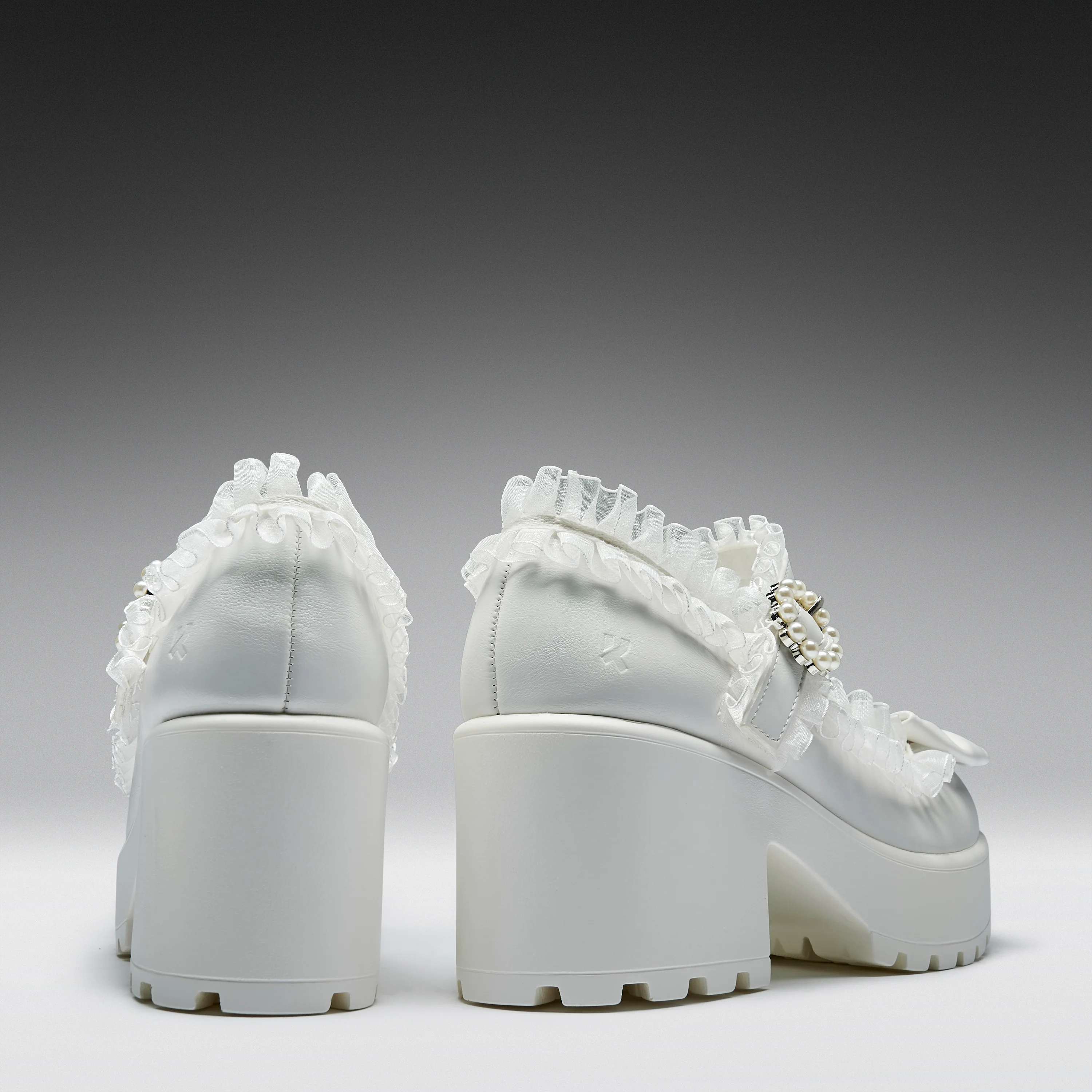 Tira Ruffle Mary Janes ‘ Porcelain Delights Edition’ - Image 6