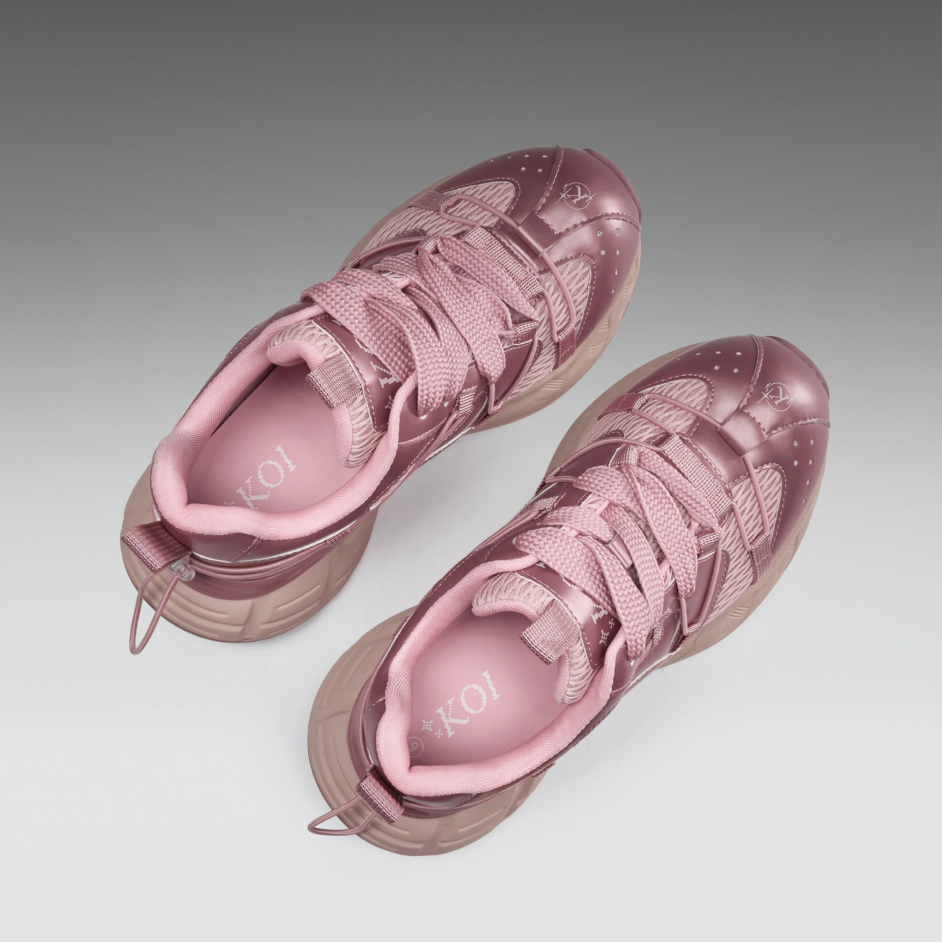 Vortex Mega Chunky Trainers - Rose - Image 6