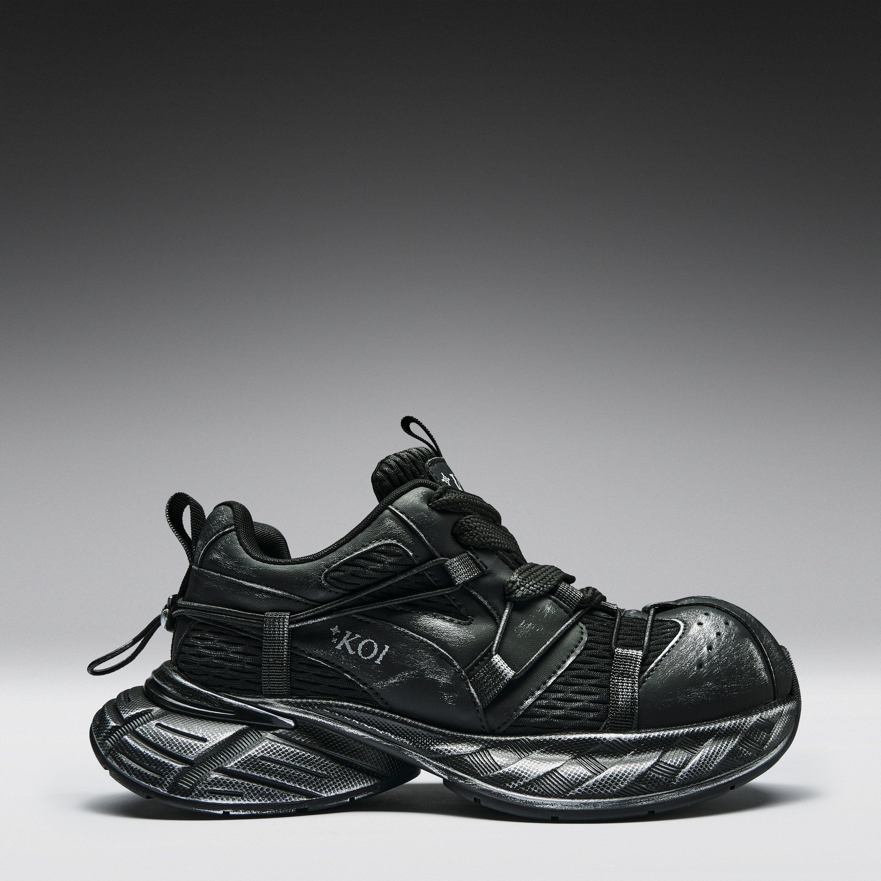 Vortex Mega Chunky Trainers - Slate - Image 2