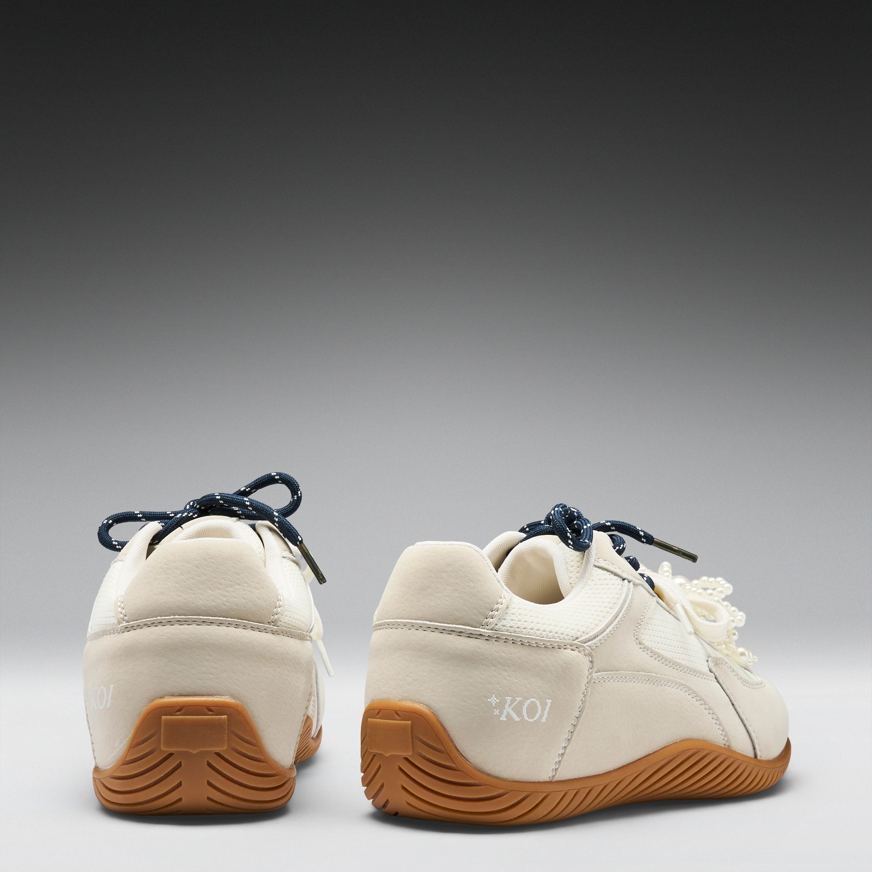 Wanderlust Flat Pearl Trainers - Ivory - Image 4