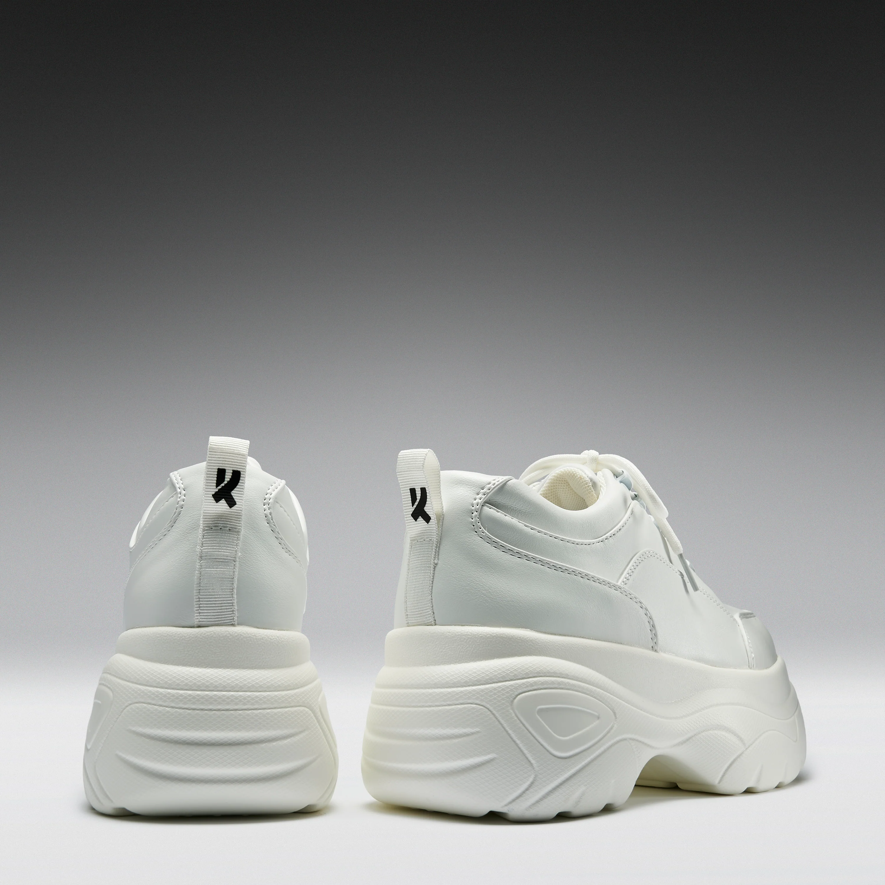 Jennie White Chunky Bubble Trainers - Image 6