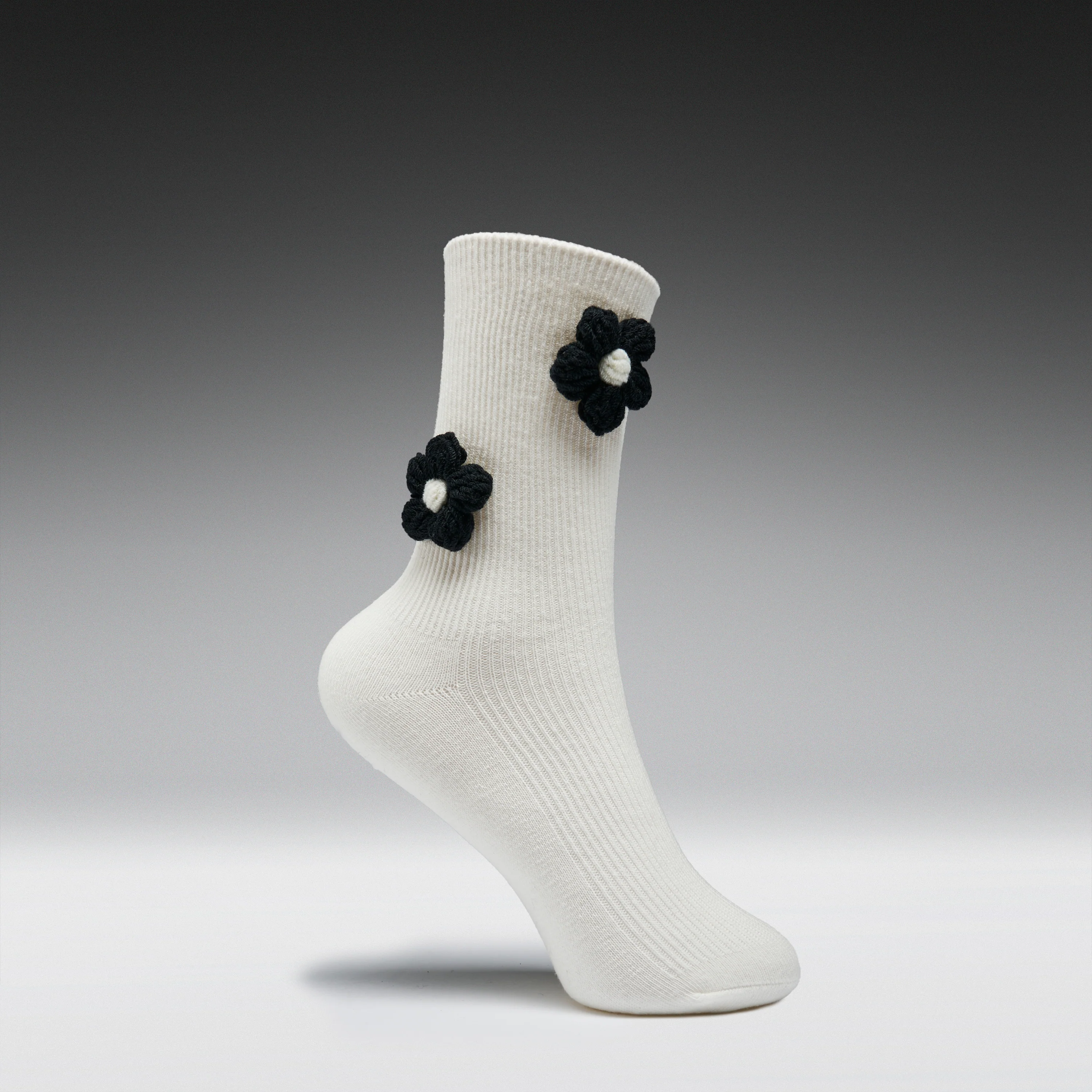 Wildflower White Socks